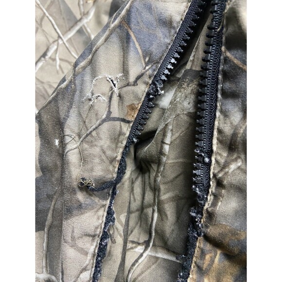 Field and Stream Pants Mens Large Pull on Lined Cargo Camoflauge Hunting Damaged - Picture 7 of 11